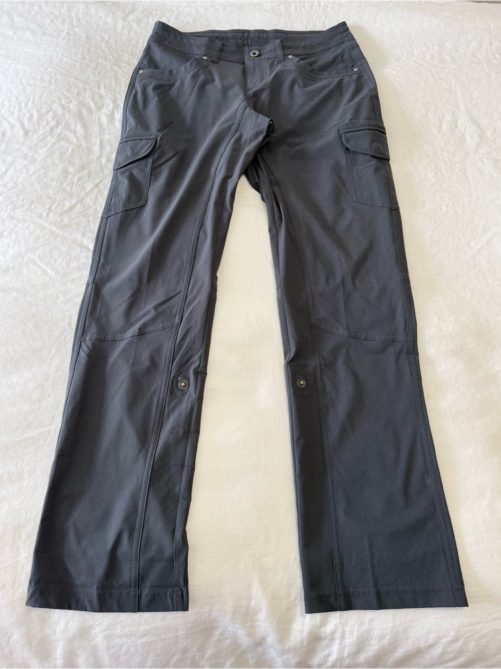 Kuhl | Women’s 4 Short | Gray Freeflex Roll Up Pants | Mid Rise Straight Leg